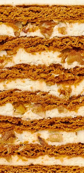 Honeycake cu Caramelă sărată și Nuci